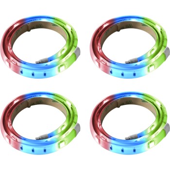 Bazz JUL60RM4 4pk 2 Led Col Strip