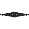 National N109-038 Ornamental Strap Hinge, Black ~ 8