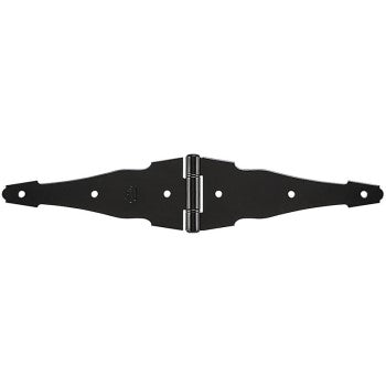 National N109-038 Ornamental Strap Hinge, Black ~ 8