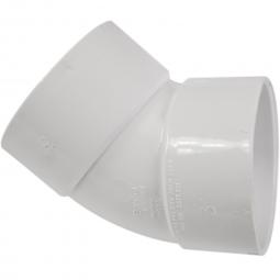 Genova Products PVC Drain 45 Degree Elbow