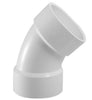 Lesso America Inc LP321-015B 1-1/2 DWV 45 Degree Elbow Hub x Hub