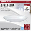 Nuvo Lighting 62/1801 Brentwood Integrated LED White LED Disk